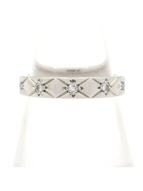 Chanel Ring 51 Quilted Diamond